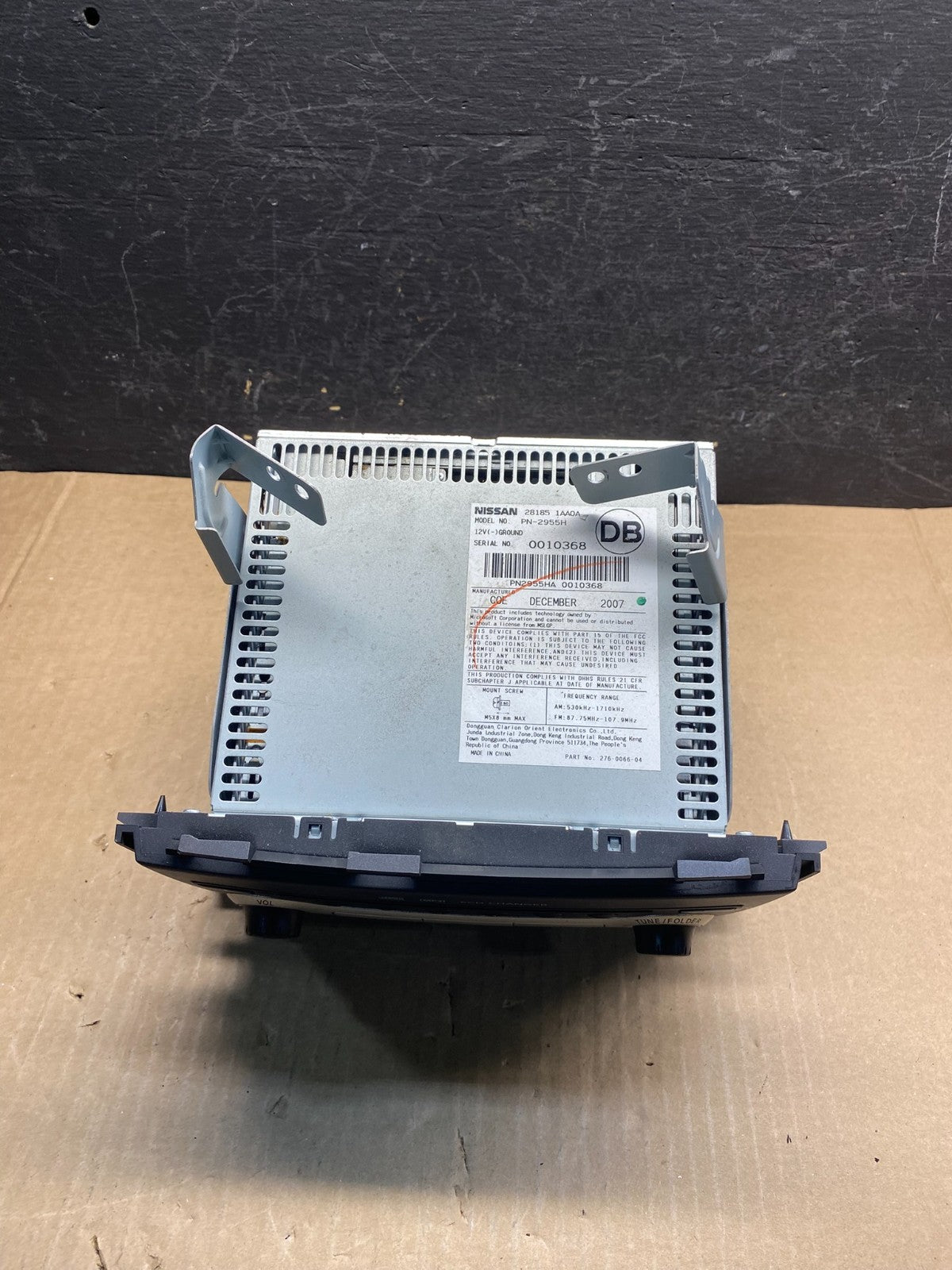 2009-2010 Nissan Murano AM FM Radio 6 CD Control Panel AE7897 DG3