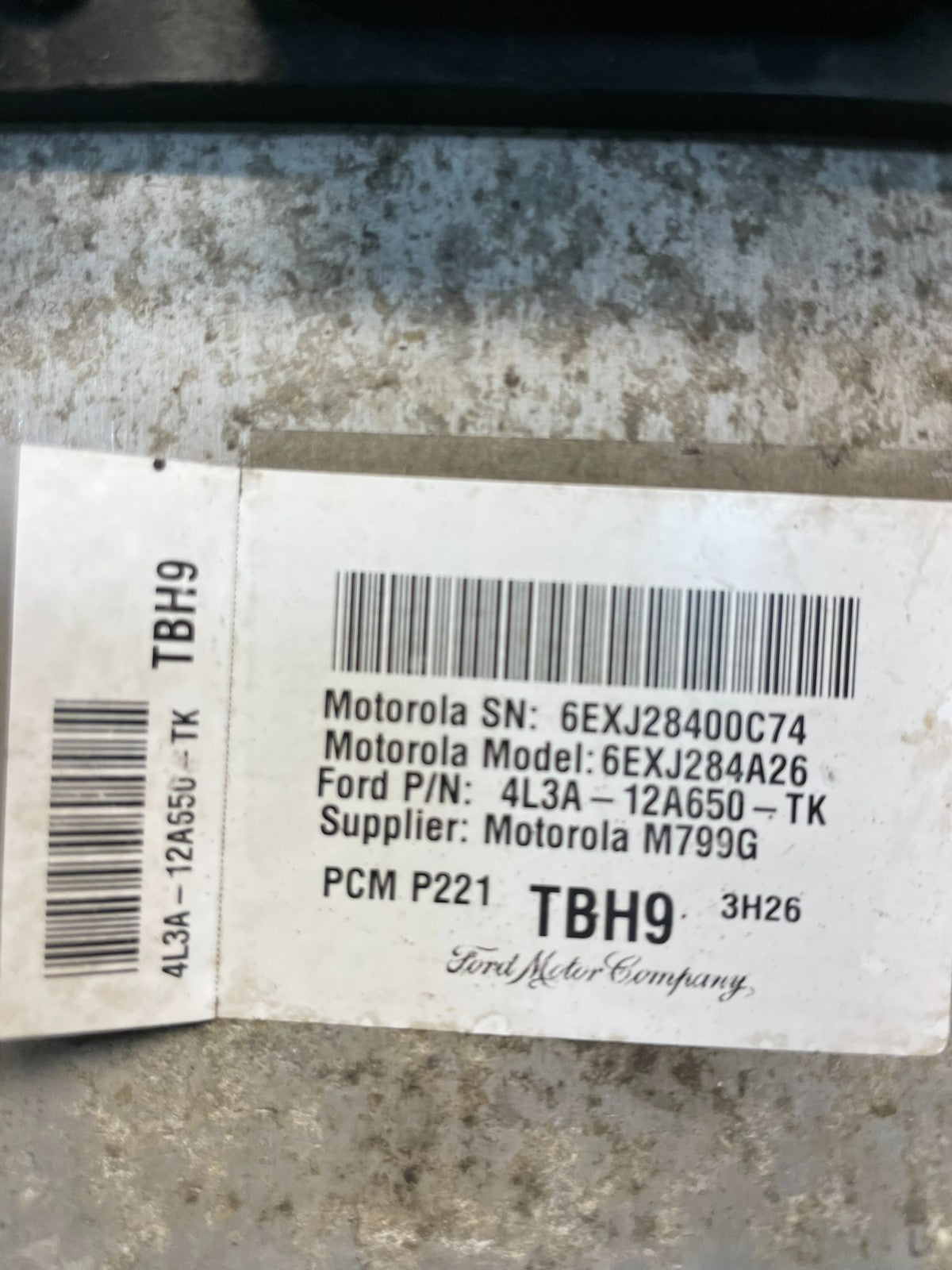 2004 Ford F-150 F150 5.4L Engine Control Unit ECU 4l3A-12A650-tk S4753 DG3