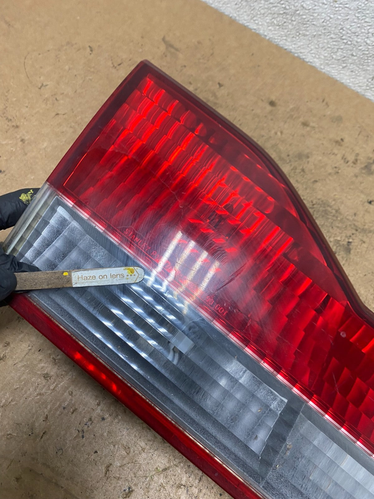 2001 to 2002 Honda Accord Left Driver LH Side Inner Tail Light OEM T0843 DW5