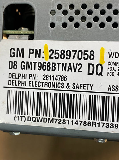 2007 to 2014 Chevrolet GMC Cadillac Radio Navigation Screen Display AG7441 DG7