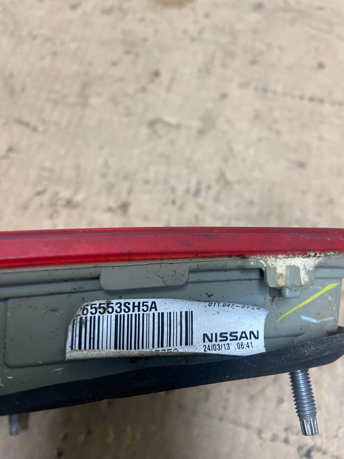 2013 2014 2015 Nissan Sentra Led Left Driver LH Inner Tail Light Oem Y6740 DW6