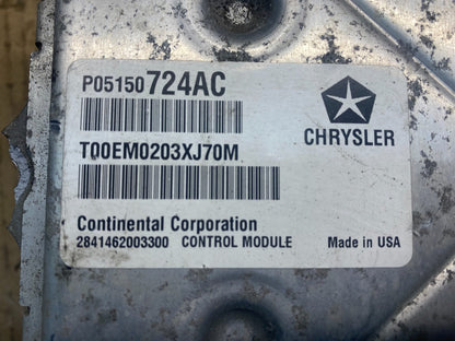 2012-13 Dodge Avenger 200 Engine Control Module P05150724AC ad1455 DG2
