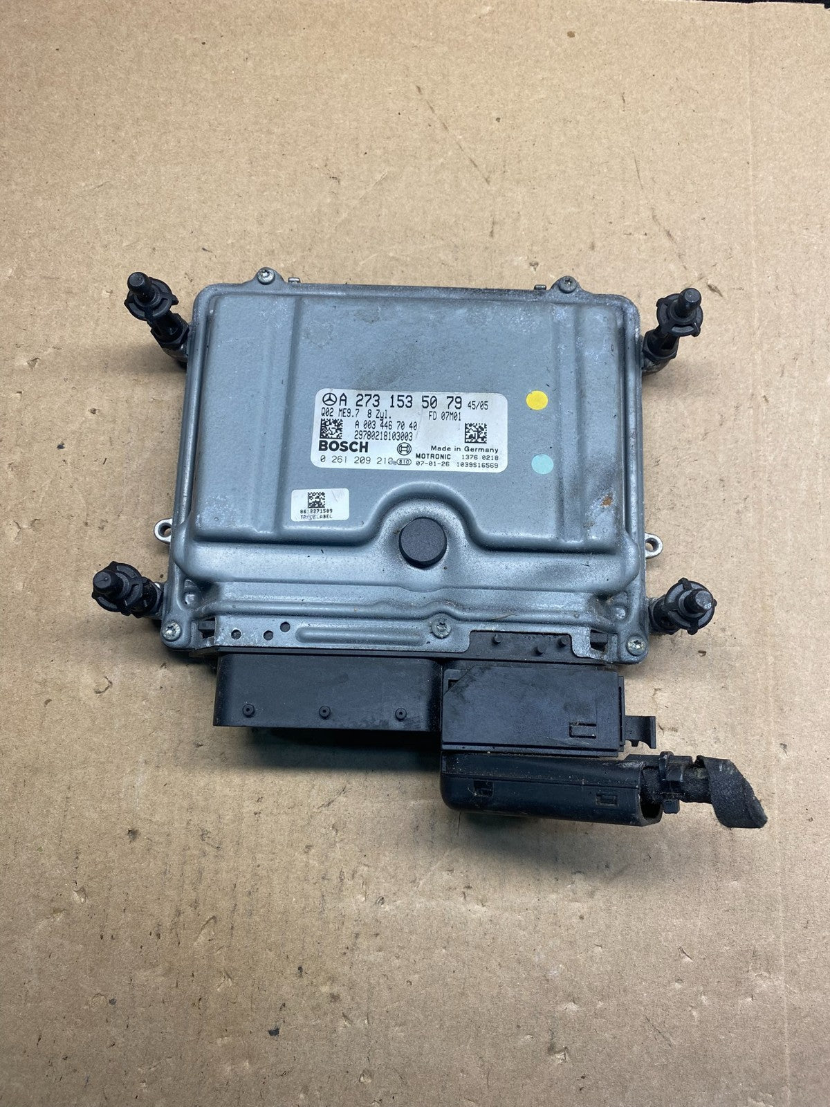 2007 - 2011 Mercedes CL550 S550 ECU ECM Engine Control Module Unit ae7471 DG0