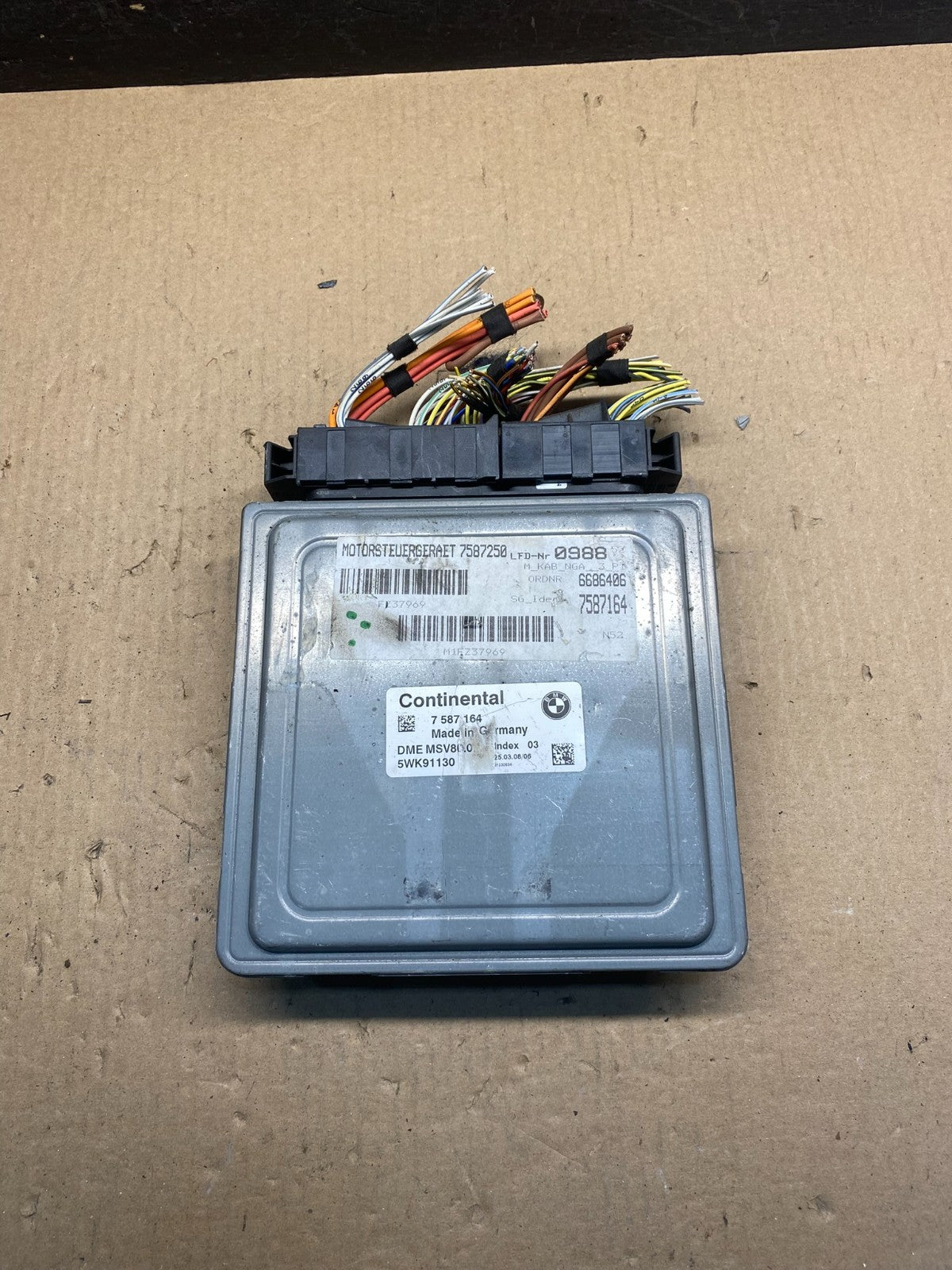 2007 to 2010 Bmw 323i Ecm Ecu Engine Computer AH3352 DW0
