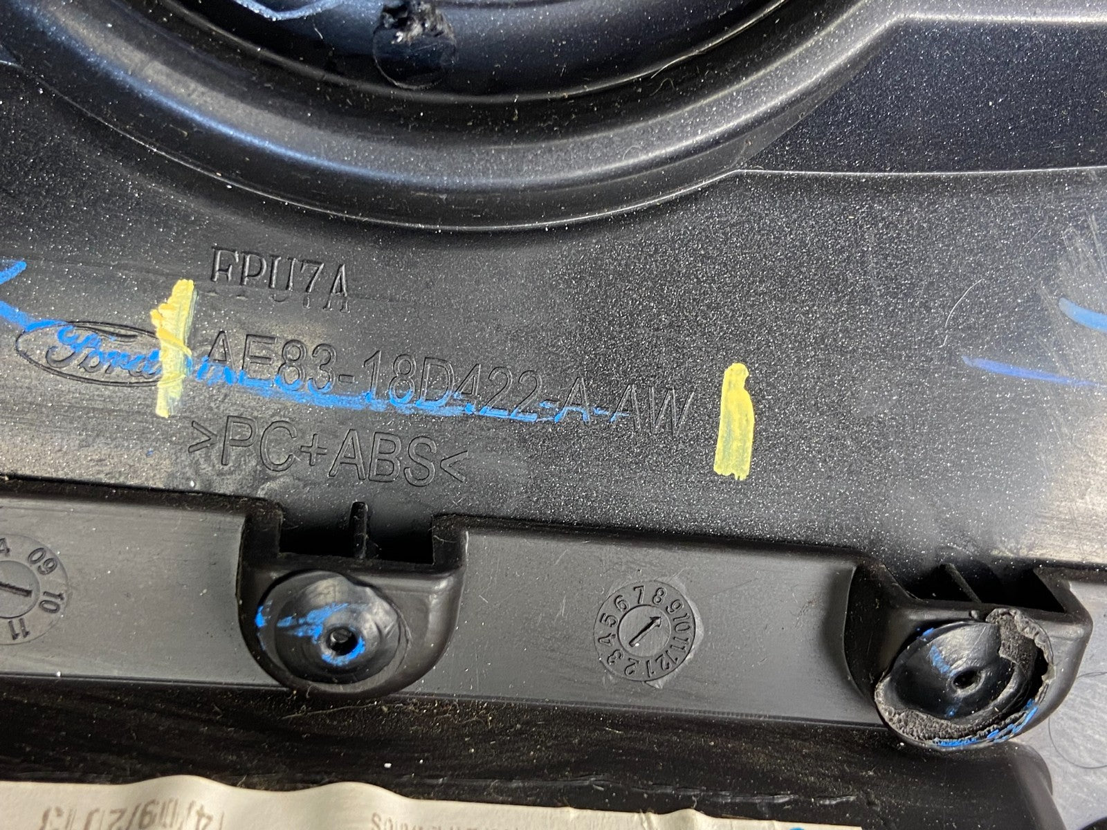 2011 to 2017 Ford Fiesta Center Console Shifter Bezel Trim Oem ab2278 DG5
