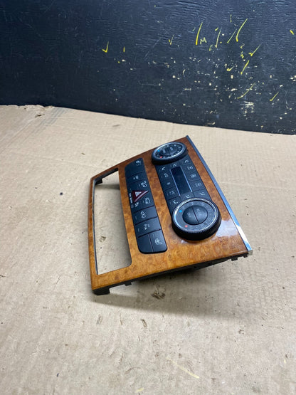 2007-2012 Mercedes X164 GL350 GL450 Climate Control Bezel Wood Switch Z0163 DG2