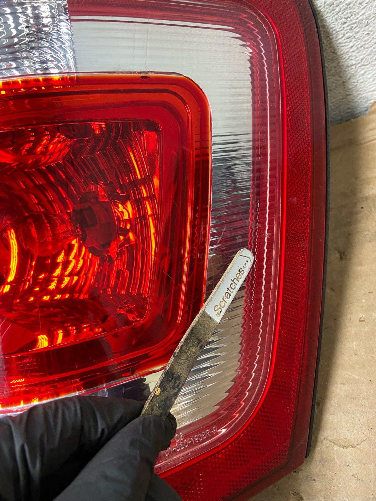 2008 to 2012 Ford Escape Right Passenger RH Side Tail Light DEPO AH8417 LK5