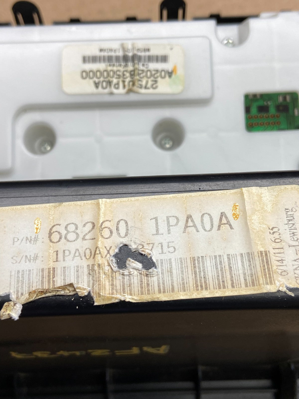 2012-2021 Nissan NV2500 NV3500 Radio Bezel Center Trim Climate Control AF2437 DG5