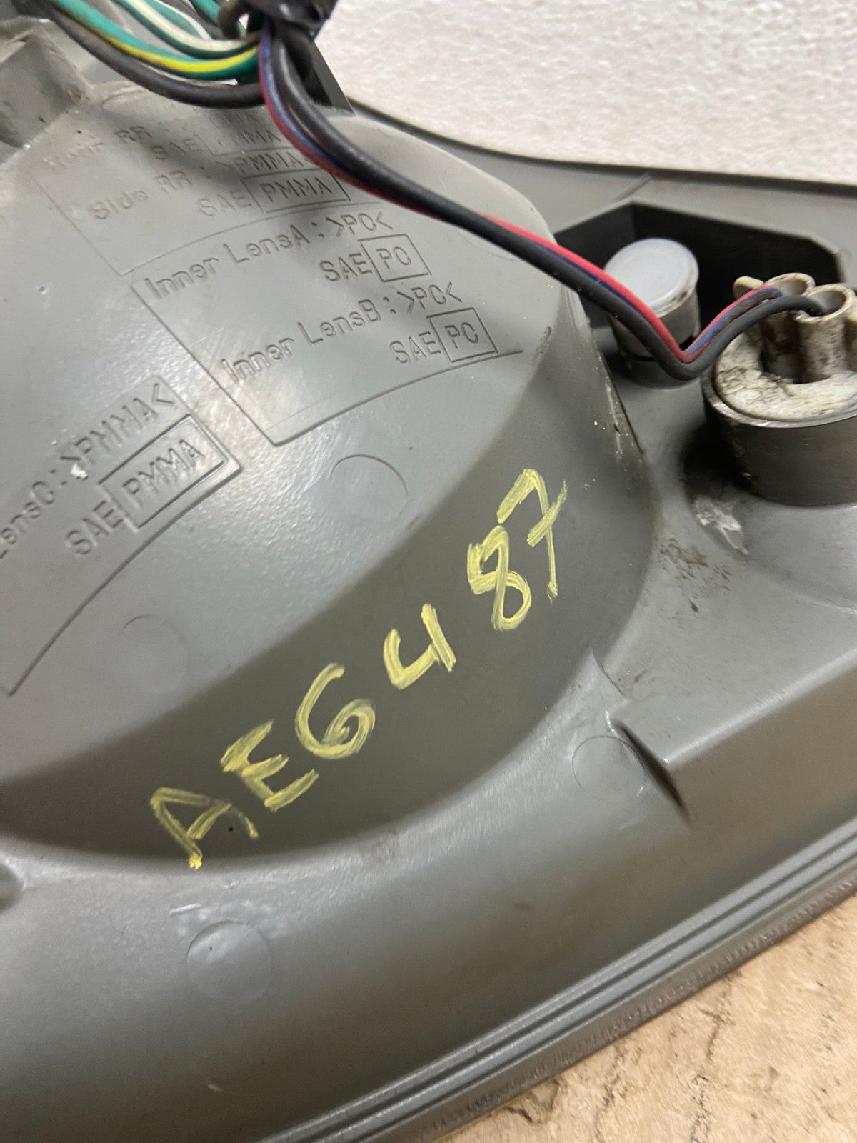 2005 to 2006 Nissan Altima Tail Light Right Passenger RH Side AE6487 LK7