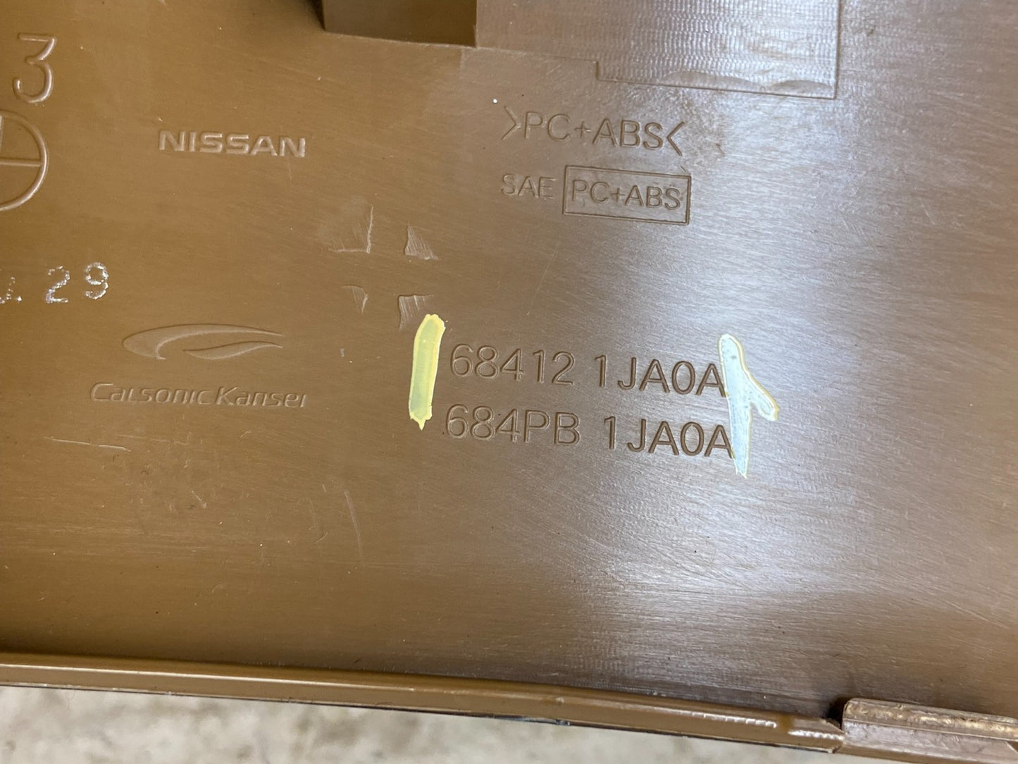 2011-2017 Nissan Quest Right Passenger Side Woodgrain Dash Trim Panel Y7897 DG5