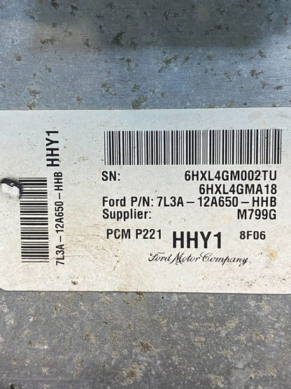 2007 2008 Ford F-150 F150 Engine Control Unit ECU Computer Module ah1621 DG2