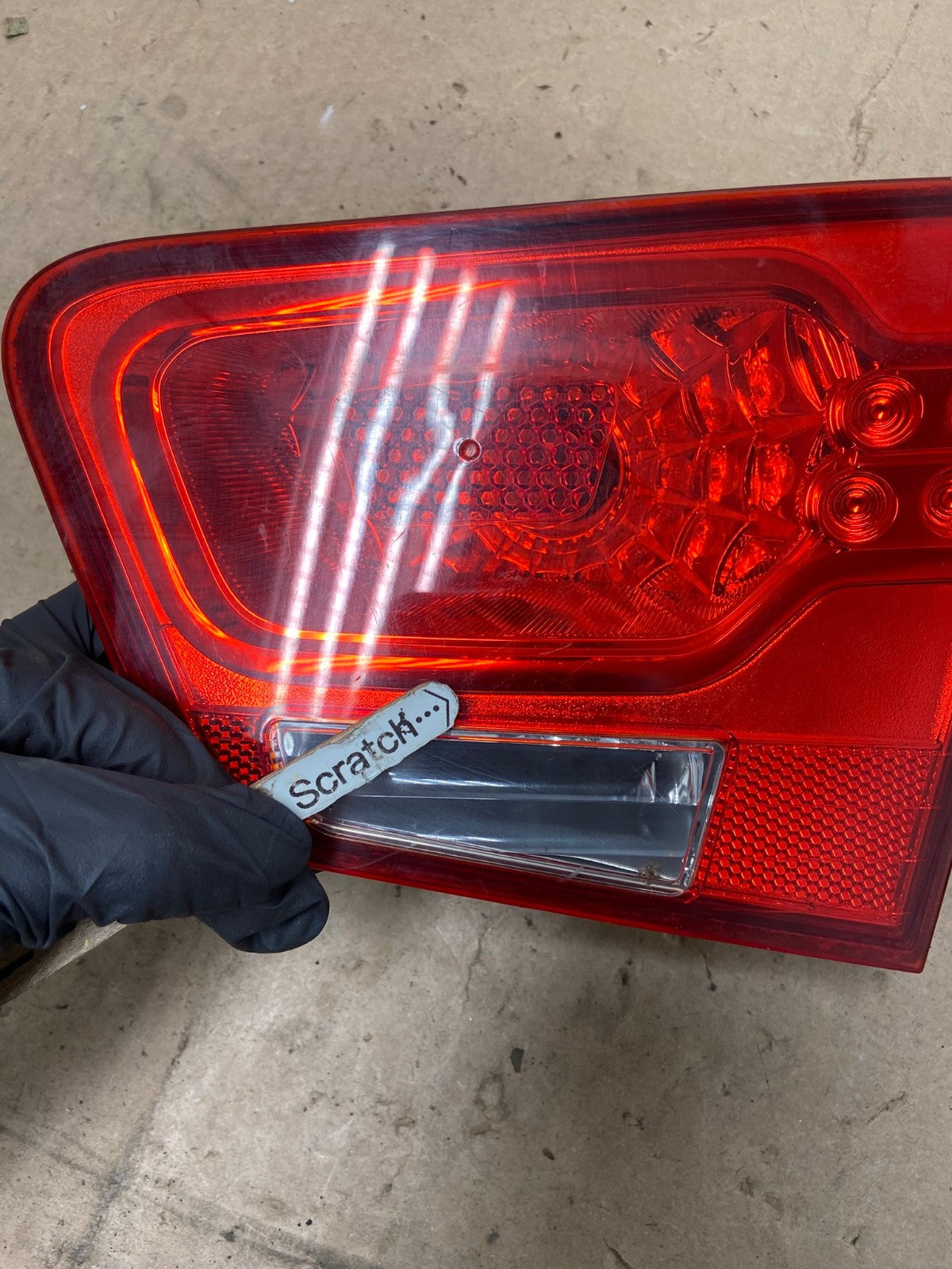 2010 to 2013 Kia Forte Right Passenger RH Side Tail Light Inner AG4818 LK4