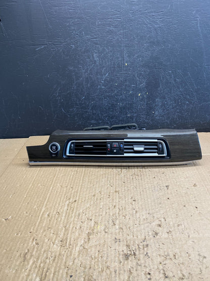 2009-2015 Bmw 7 F01 F02 Center Dash AC Vents Start Button Trim Bezel AC9621 DG0