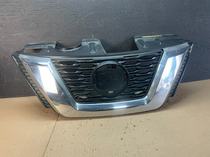 2017 2018 2019 Nissan Rogue Front Upper Chrome Grill Grille AD8732 DG0