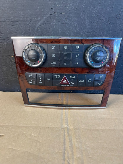 2007-2012 Mercedes X164 GL350 GL450 Climate Control Bezel Wood Switch ac5466 DG0