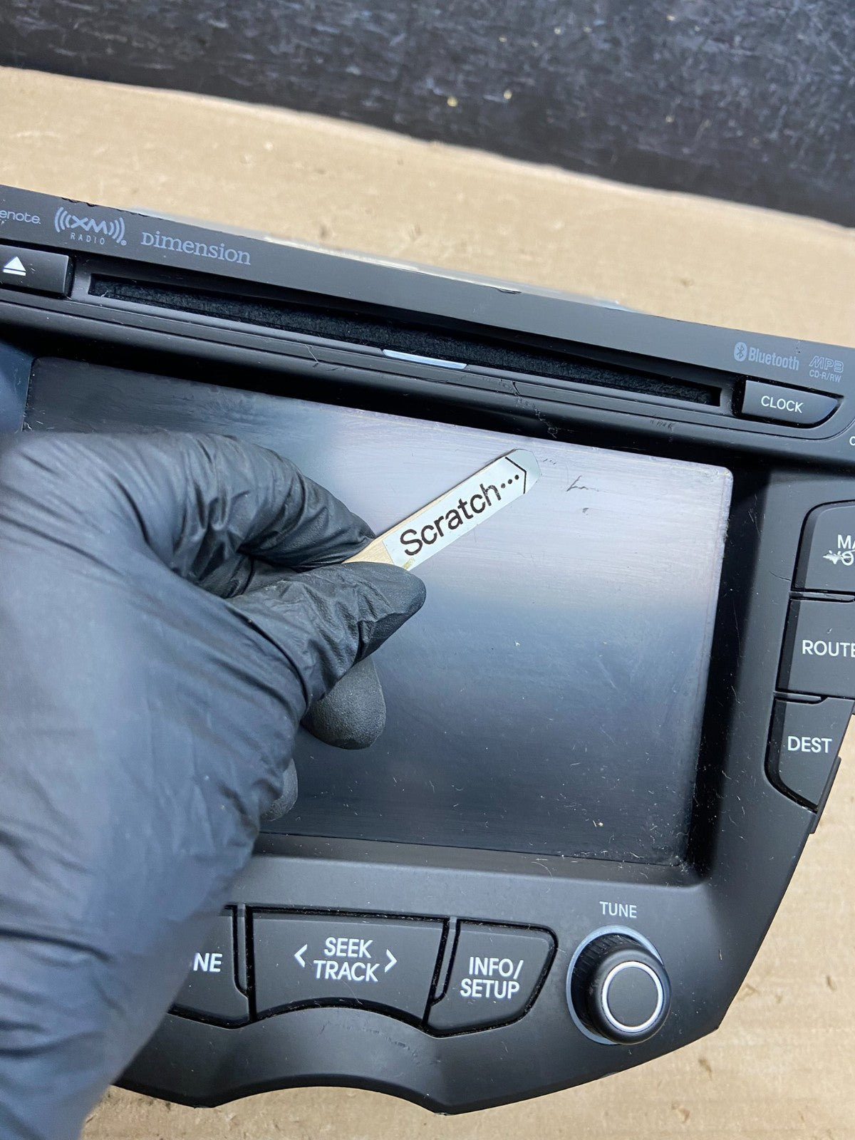 2012 - 2014 Hyundai Veloster Radio Receiver Display Screen 96560-2v701 AH3614 DG1