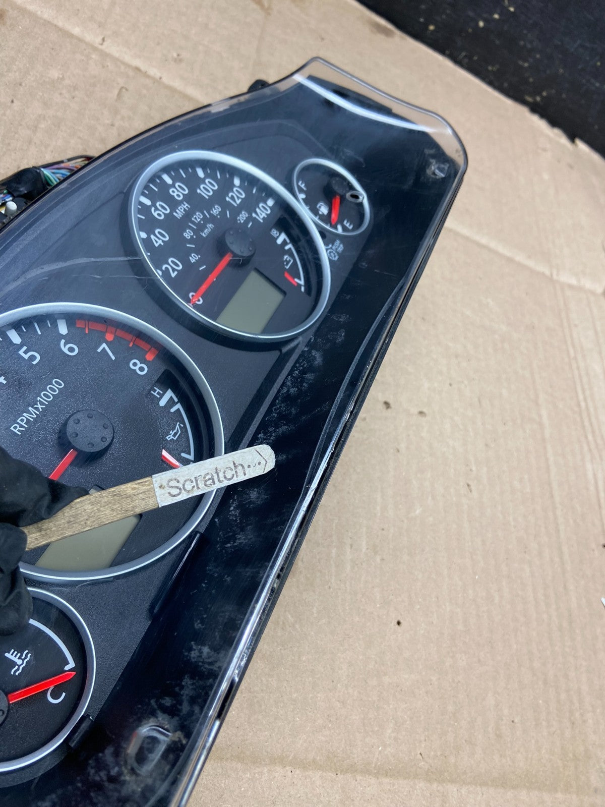 2006-2007 Nissan Pathfinder Xterra Cluster Speedometer Instrument Y2218 DG1