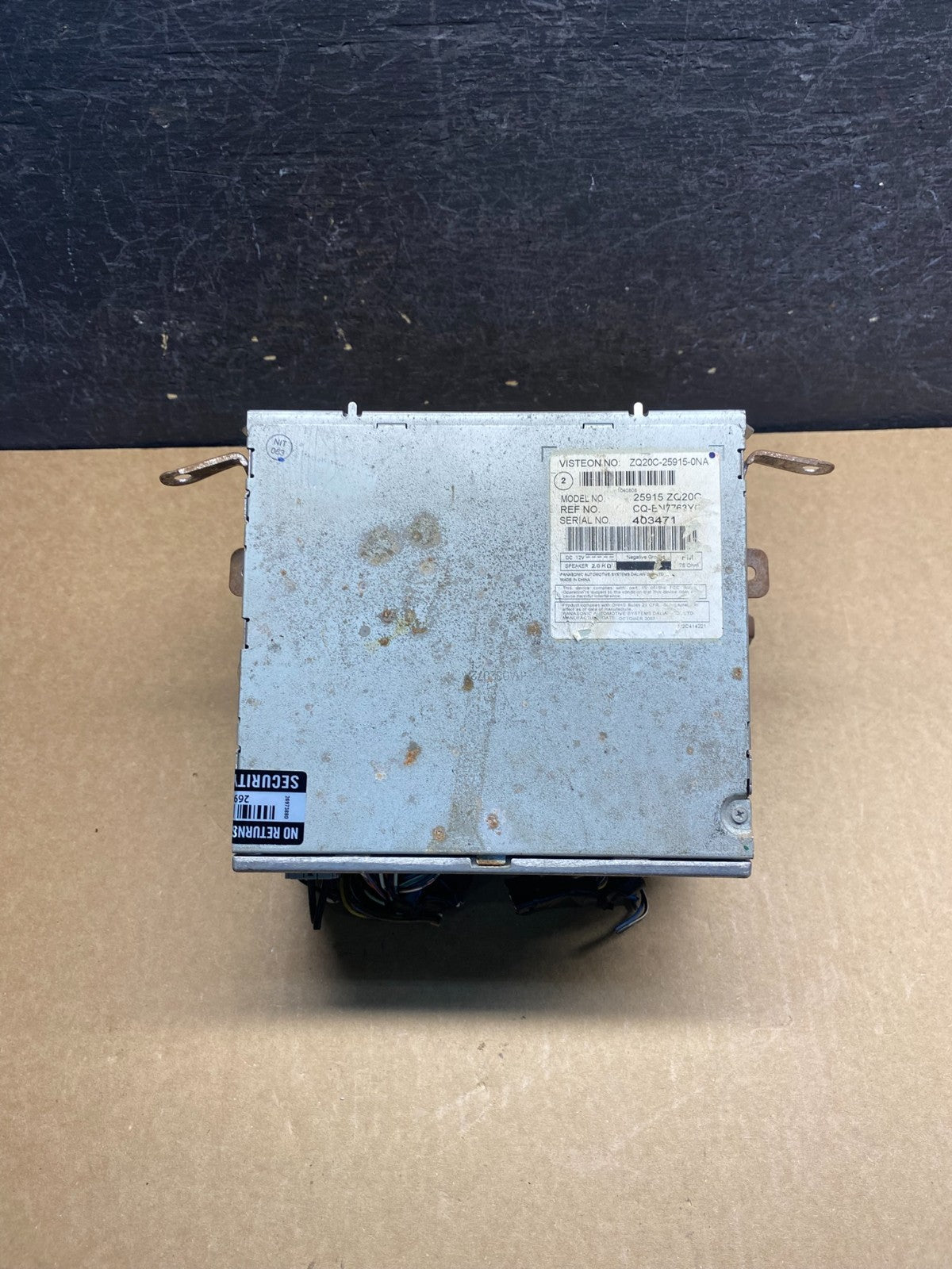 2008 2012 Nissan Pathfinder Audio CD Player Radio Receiver Control AG6010 DG3