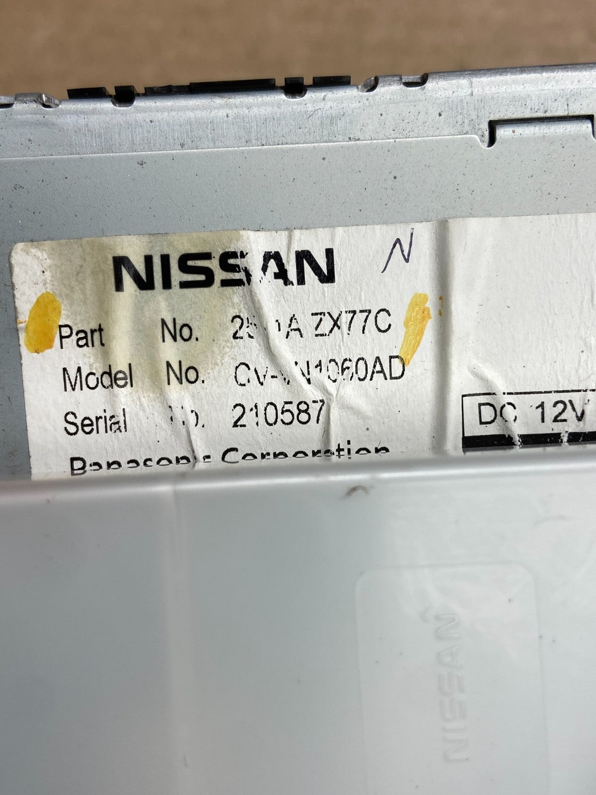 2010 - 2011 Nissan Murano Maxima Radio CD Player AM/FM Receiver ah3891 DG5