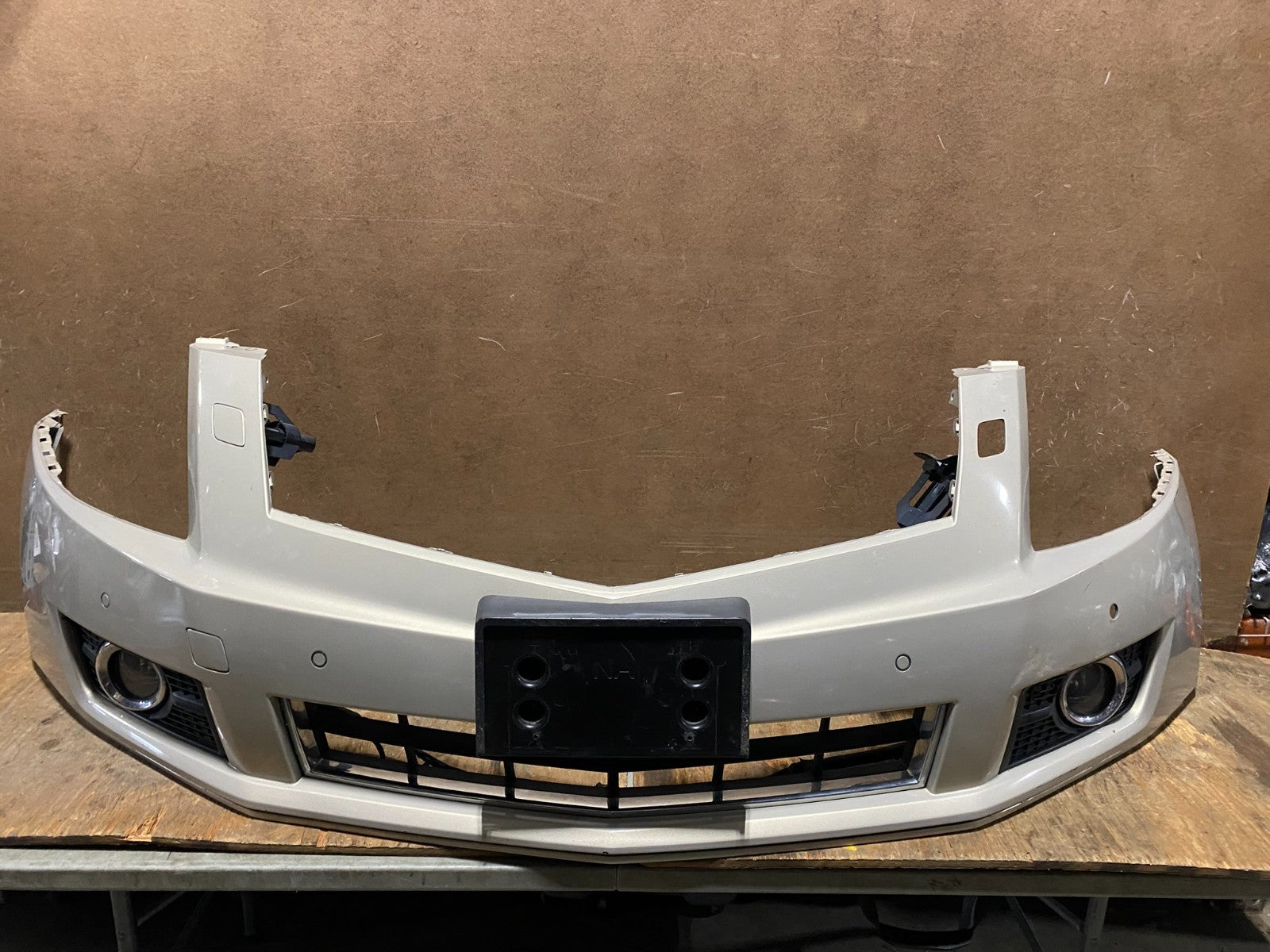 2010 to 2016 Cadillac SRX Beige Color Front Lower Bumper Cover Textured AG78380