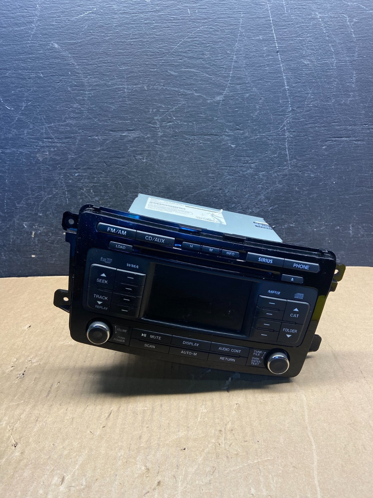 2011 2012 Mazda CX9 CX-9 Radio Stereo CD MP3 Player Screen Display AF9407 DG0