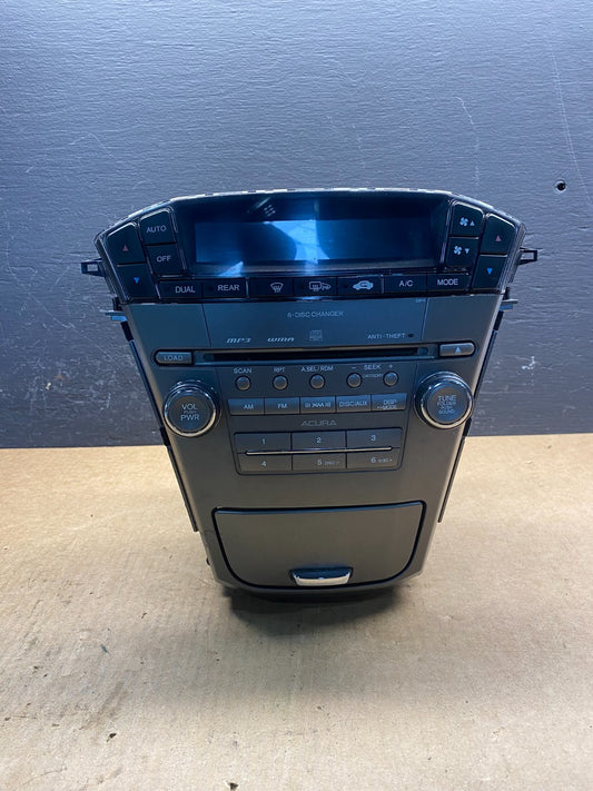 2007 to 2009 Acura Mdx Radio Stereo 6 CD Player Climate Control Pan OE ac6972 DG0