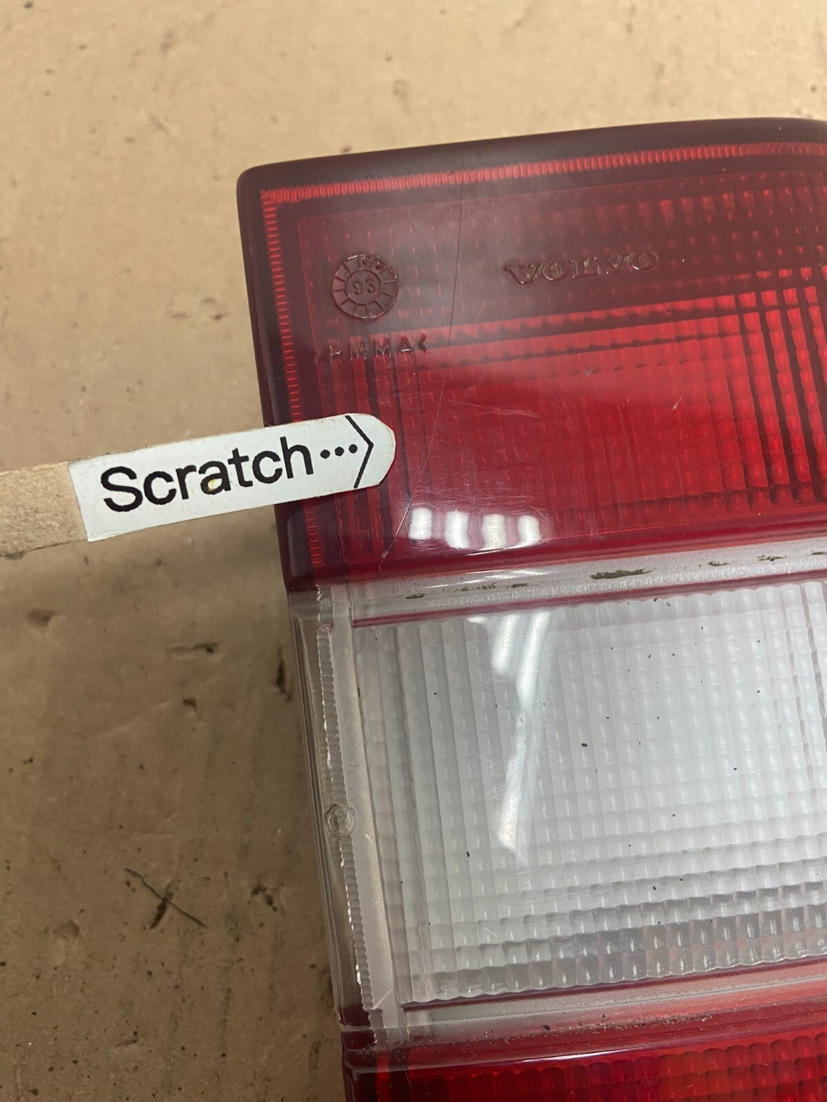 1993 to 1994 Volvo 850 Sedan Left Driver Lh Side Tail Light D9096 OEM DG13
