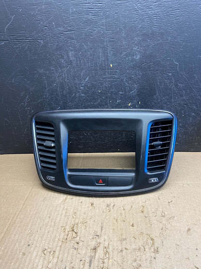 2015 to 2016 Chrysler 200 Radio Dash Bezel Trim Vent Hazard Panel ad2033 DG0