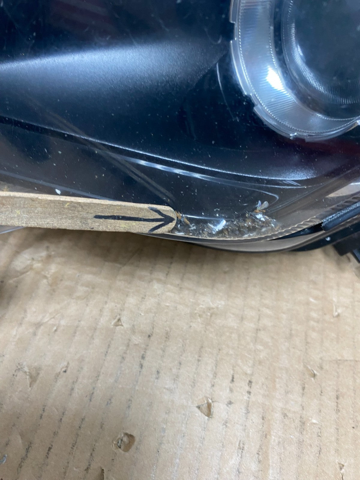 2010 2011 2012 Ford Fusion Left Driver LH Side Headlight Halogen AI5783 DW5