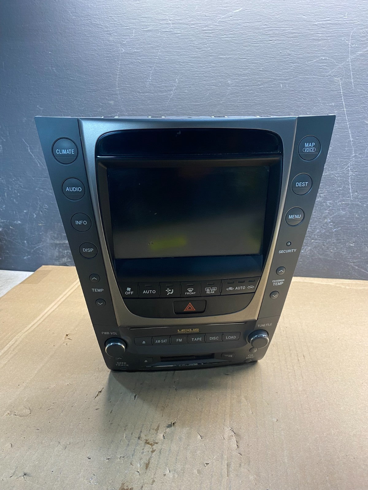 2007 2008 Lexus GS300 GS350 GS430 CD Player Screen Radio AM/FM AE7924 DG0