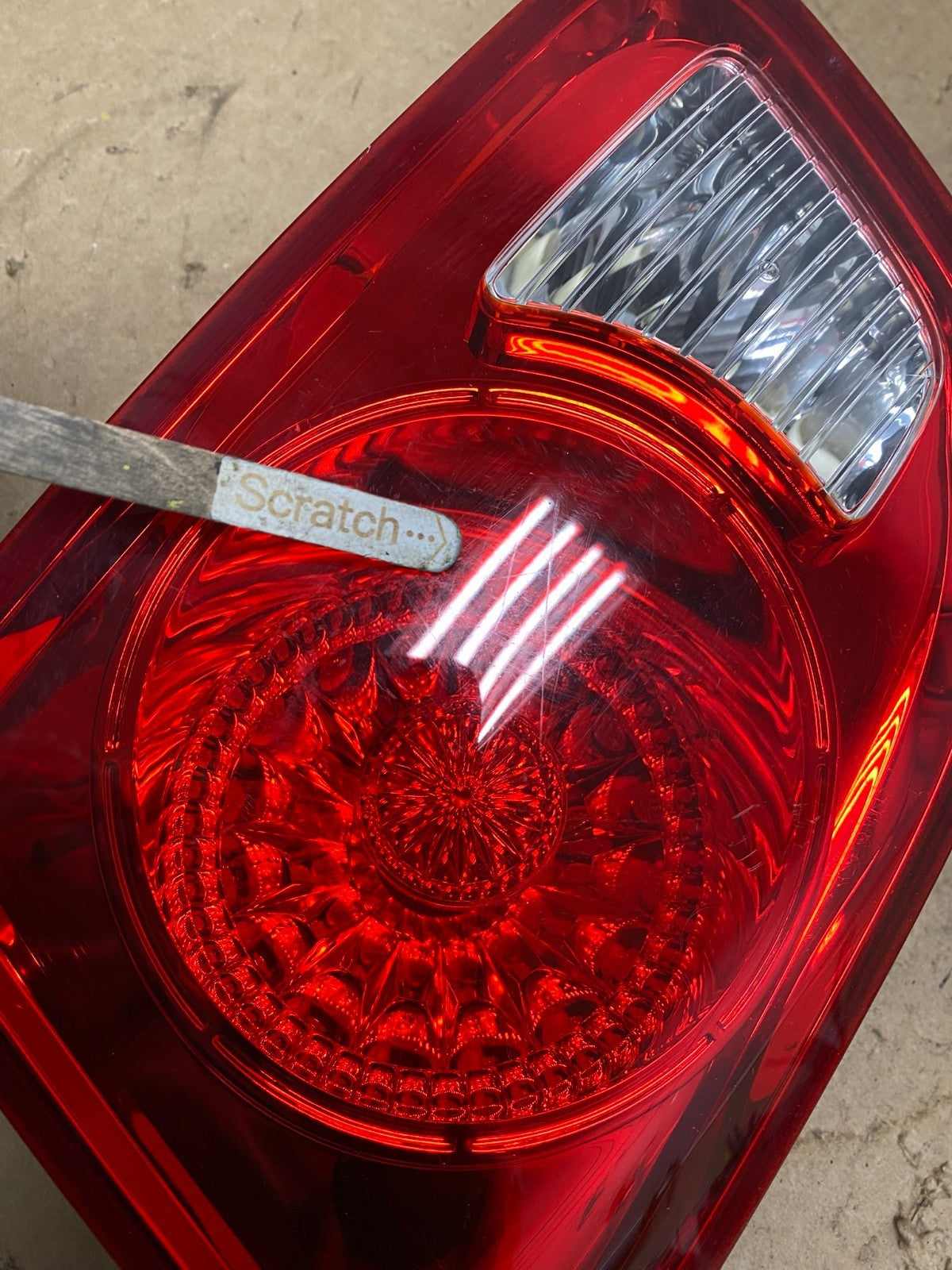 2007 2008 2009 Hyundai Santa Fe Right Passenger Tail Light Inner Oem X2317 DW4
