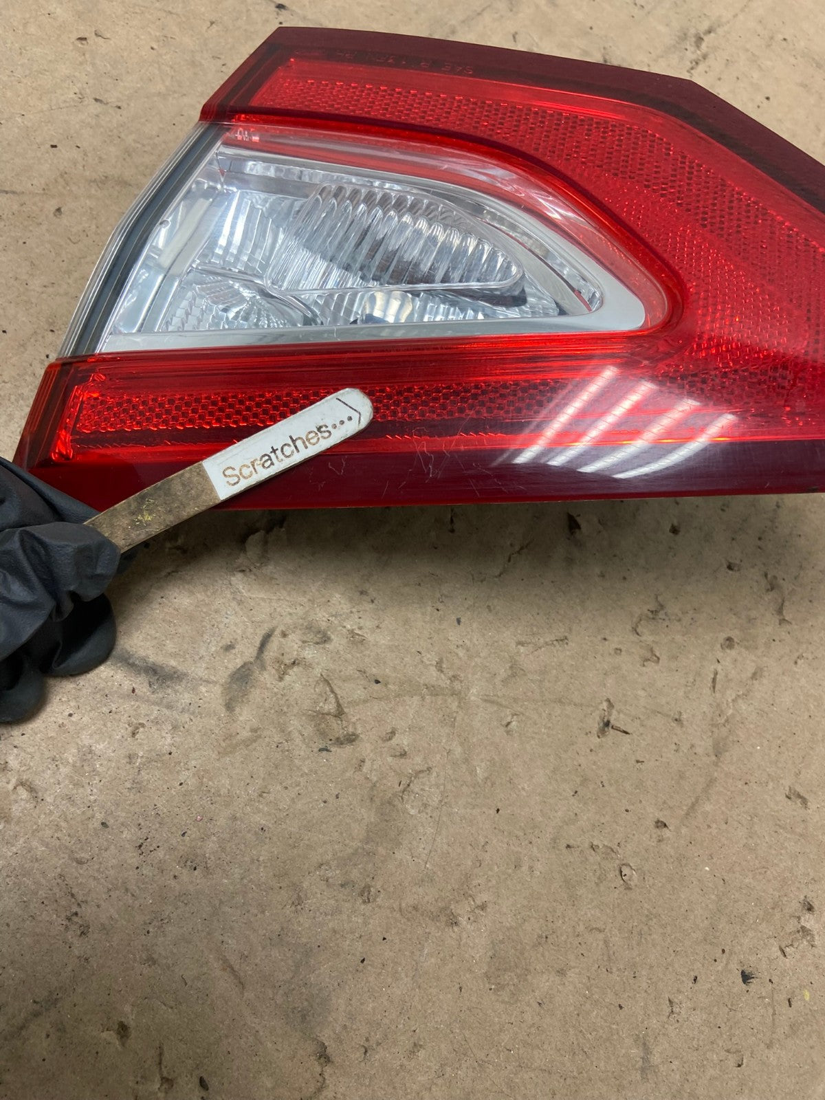 2013 to 2016 Ford Fusion Right Passenger RH Side Tail Light Inner AG4933 LK3