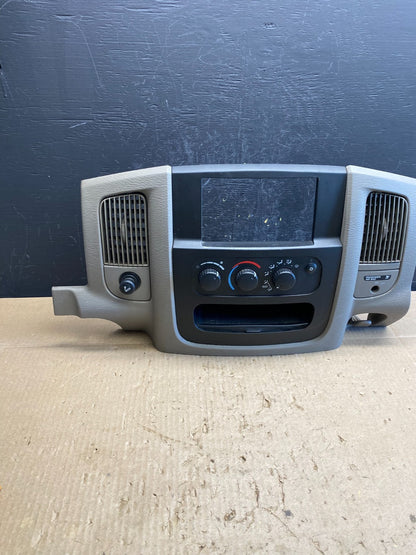 2002 to 2005 Dodge Ram Radio Climate Control Dash Air Vent Bezel Trim AC9149 DG0