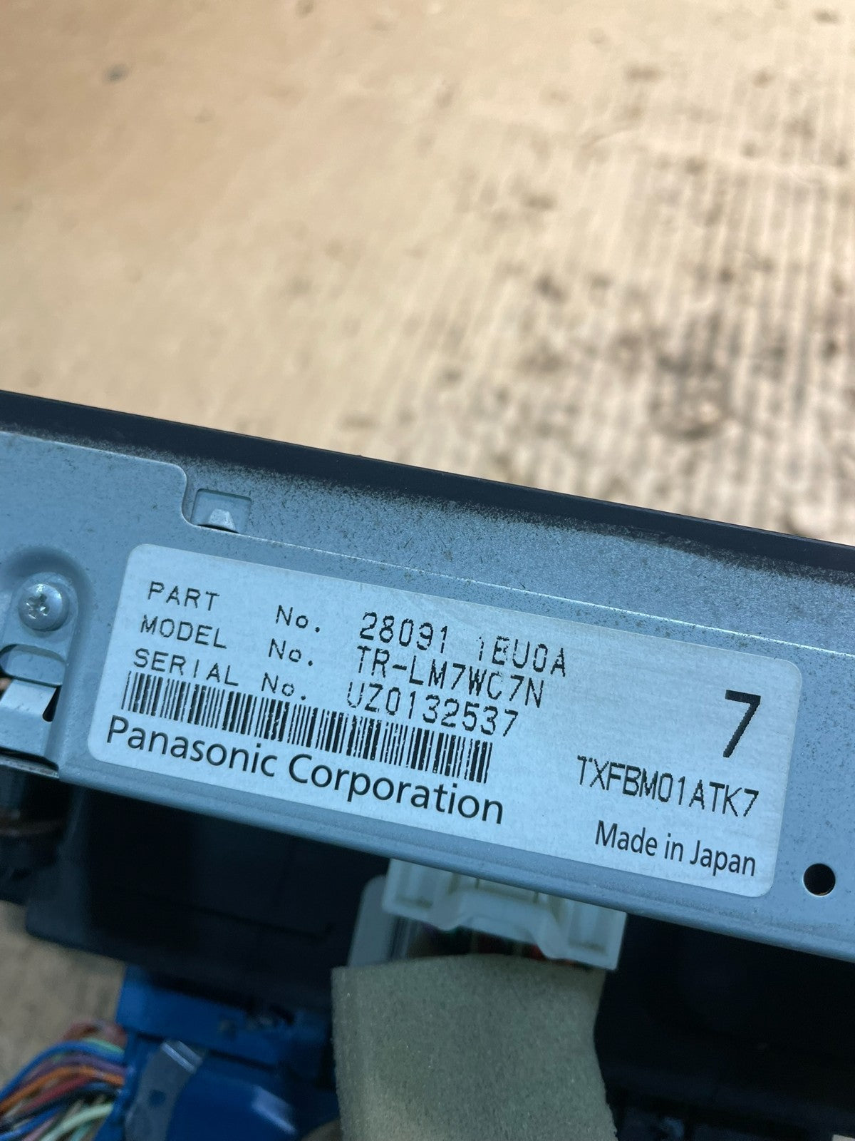 2011 - 2012 Infiniti G35 Information Display Screen 280911BU0A OEM V0803 DG6