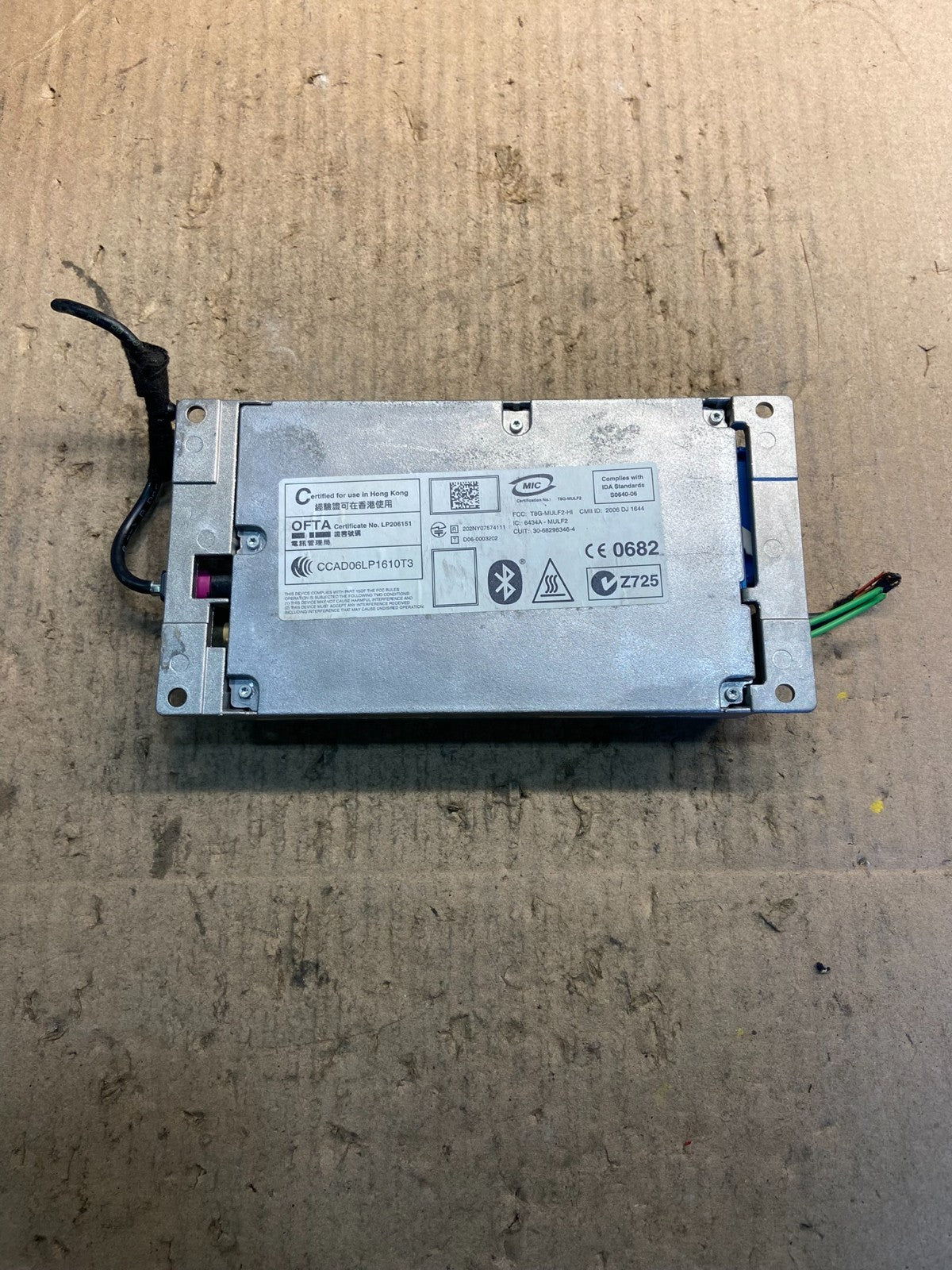 2006 2008 BMW 750i Bluetooth Telematics Communication Module Z0751  DG0