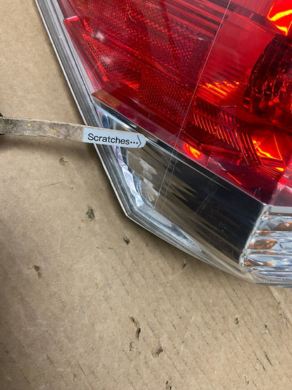 2008 to 2012 Honda Accord Sedan Tail light Left Driver LH Side AB5100 DW3