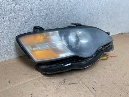 2006 to 2007 Subaru Legacy Right Passenger RH Side Black Headlight R7527 DW2