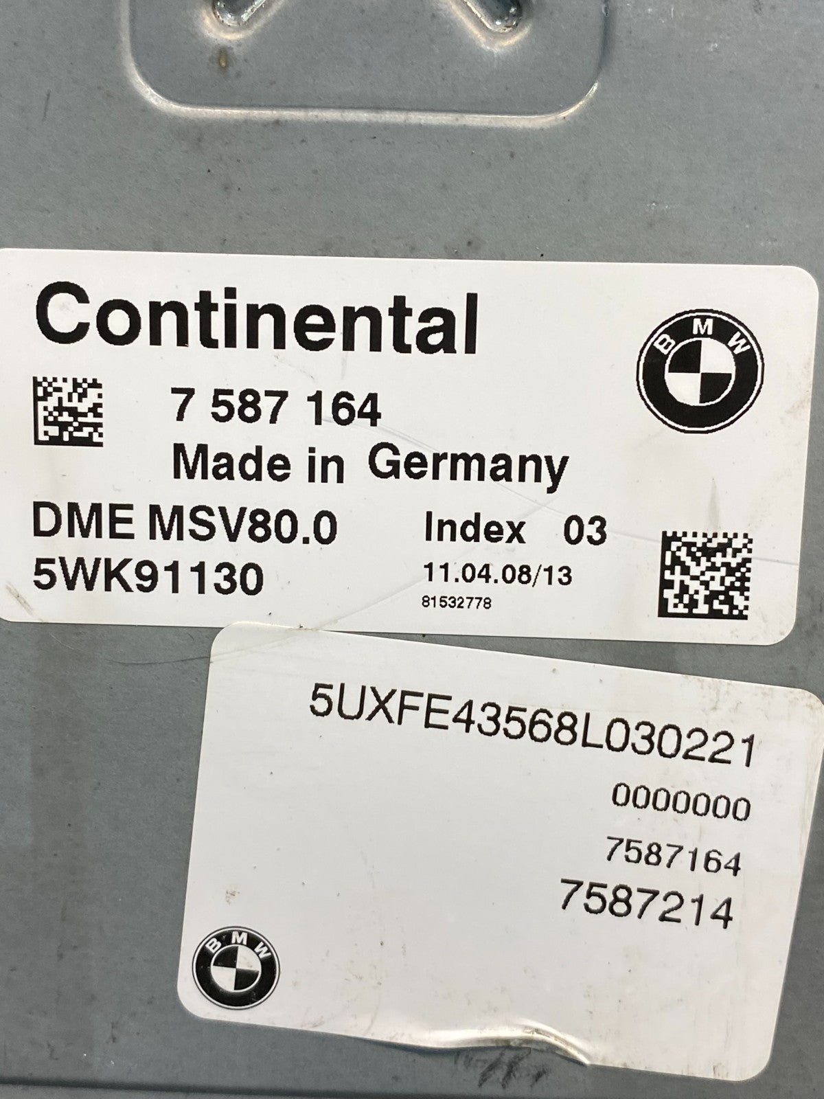 2007 to 2010 Bmw 323i Ecm Ecu Engine Computer AH9626 DG2