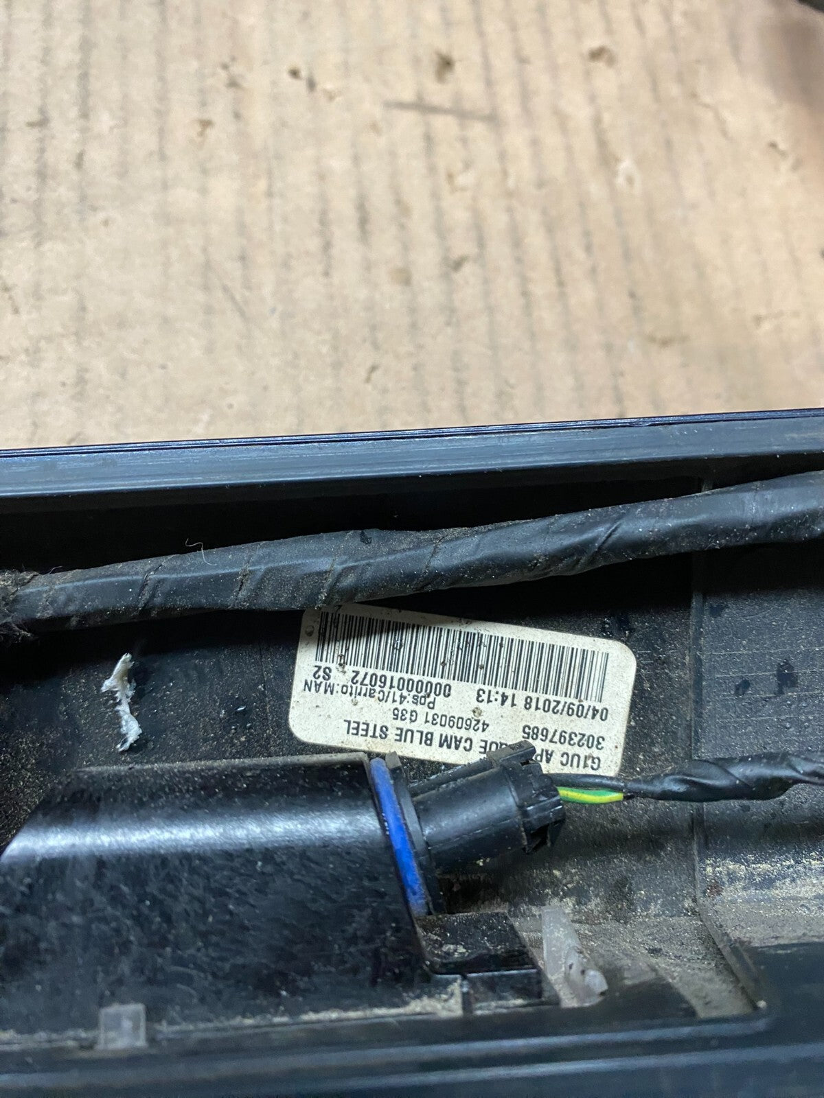 2016-2019 Chevrolet Trax Rear Trunk Camera Molding Trim Oem J7302 GD9