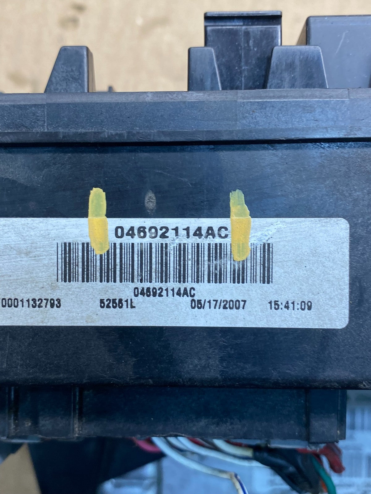 2007 Jeep Grand Cherokee Fuse Box Relay Panel Body Control Module BCM AG9723 DG6