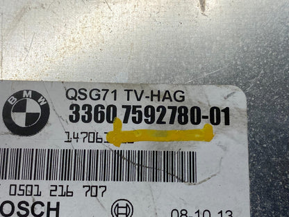 2009 - 2013 BMW X6 E71 Differential Locking Control Module 7592780-01 i4719 PS6