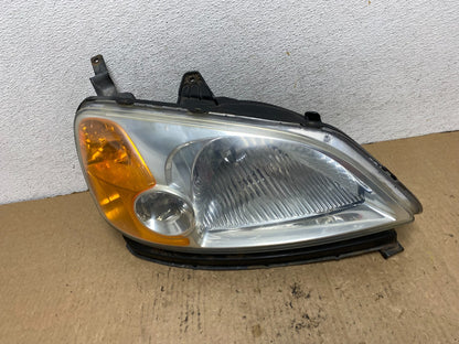 2001 - 2003 Honda Civic Coupe Headlight Halogen Right Passenger Rh AG2491 DW0
