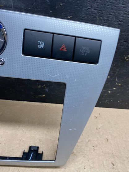 2006 to 2009 Ford Fusion Center Dash Clock Radio Bezel Trim OEM u5330 DG1