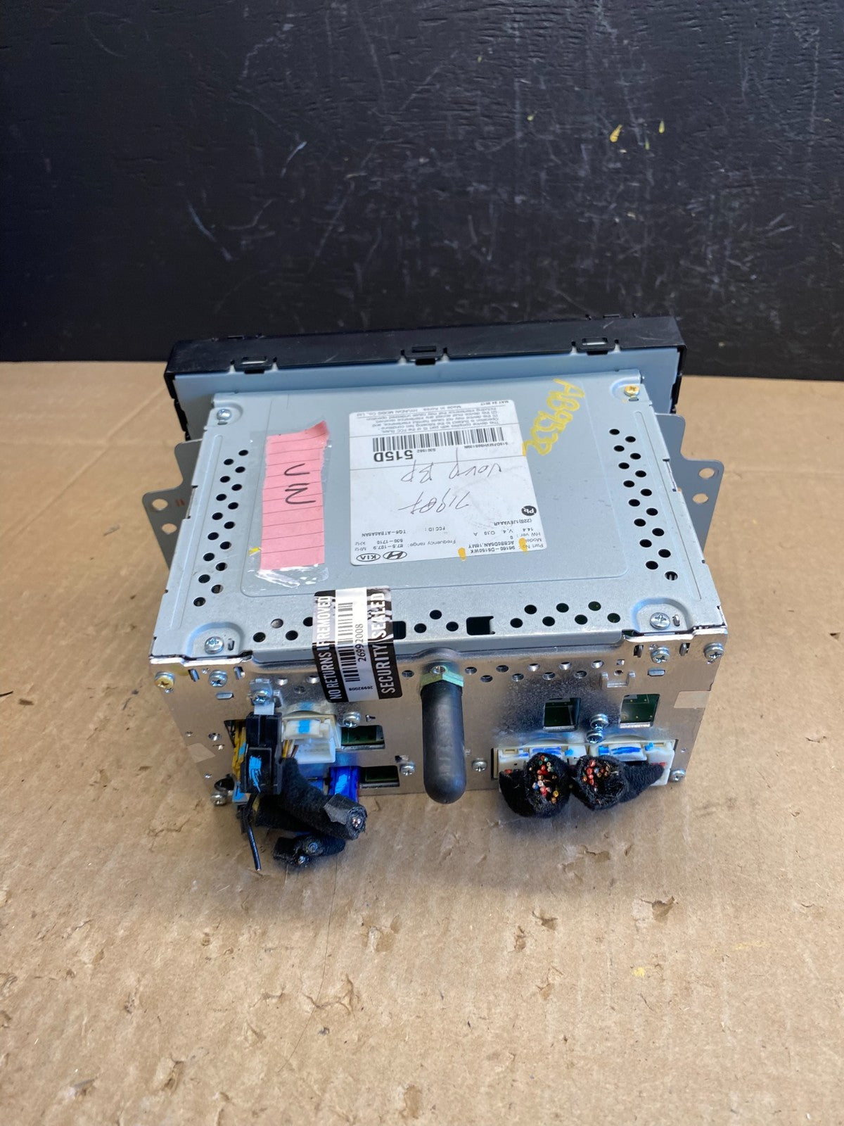 2017 2018 2019 Kia Optima Am Fm Cd Player Screen Radio Receiver OEM AB9532 DG3