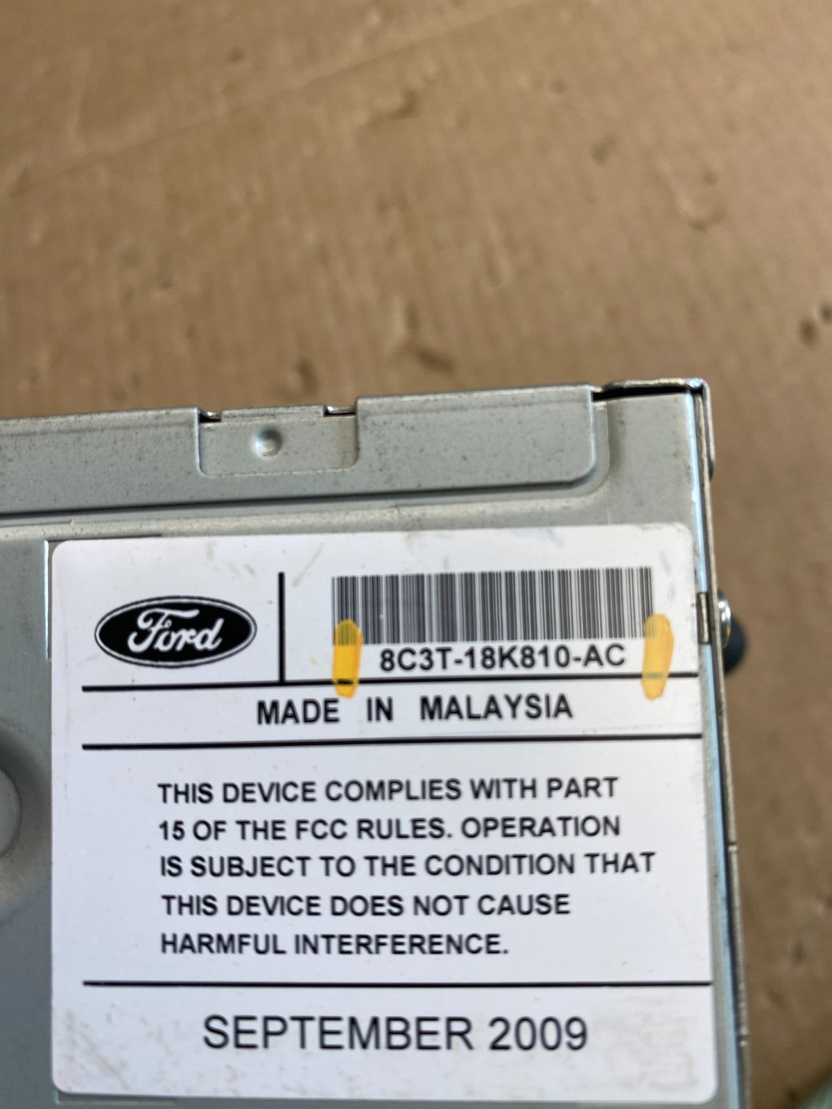 2008-2010 Ford E150 E250 E350 AM FM Radio Stereo Receiver ac6444 DG6