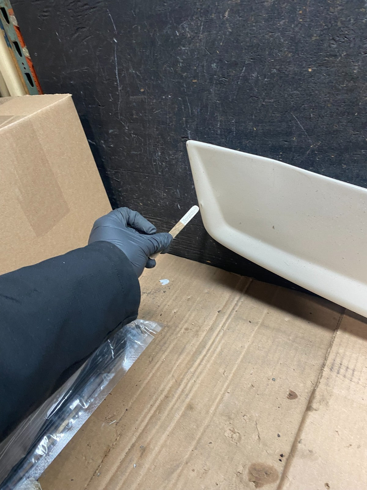 2003 to 2007 Cadillac CTS Trunk Spoiler Wing White OEM W2492 DG3