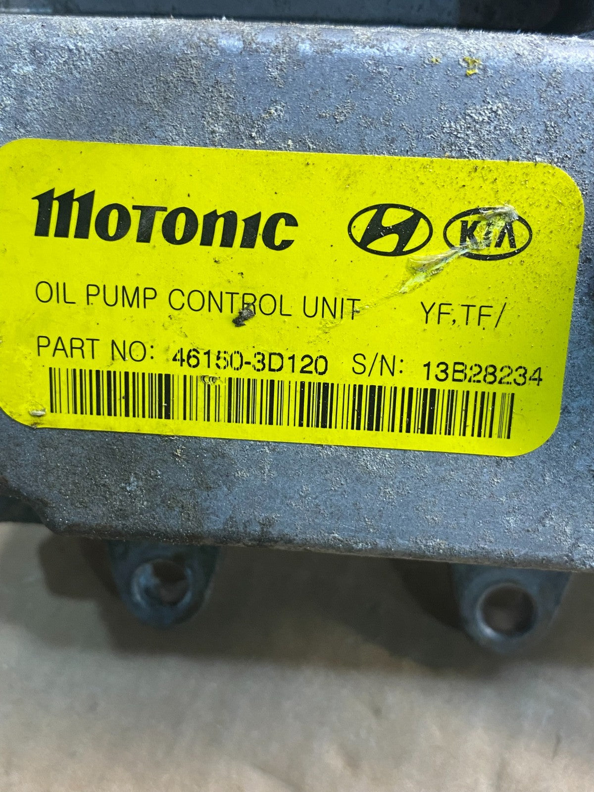 2011 - 2016 Kia Optima Oil Pump Control Module Computer 461503D120 ae7536 DG2