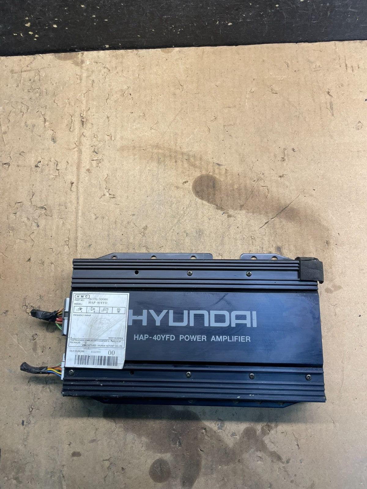 2003 2004 Hyundai Sonata Power Radio Audio Amplifier X0330 DG0