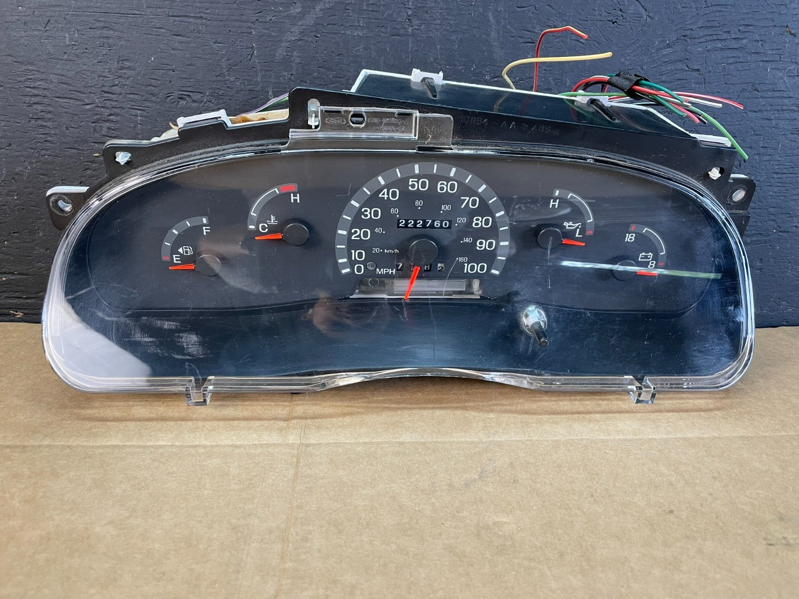 1999 to 2000 Ford E150 E250 E350 VAN Gauge Speedometer Cluster AC4953 DG0
