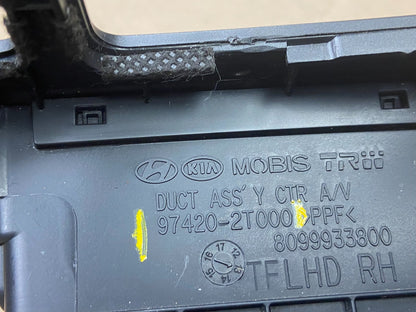 2011 2012 2013 Kia Optima Front Dash Radio Bezel Trim Air Vent T9130 DG6